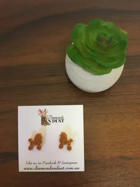 Poodle Stud Earrings