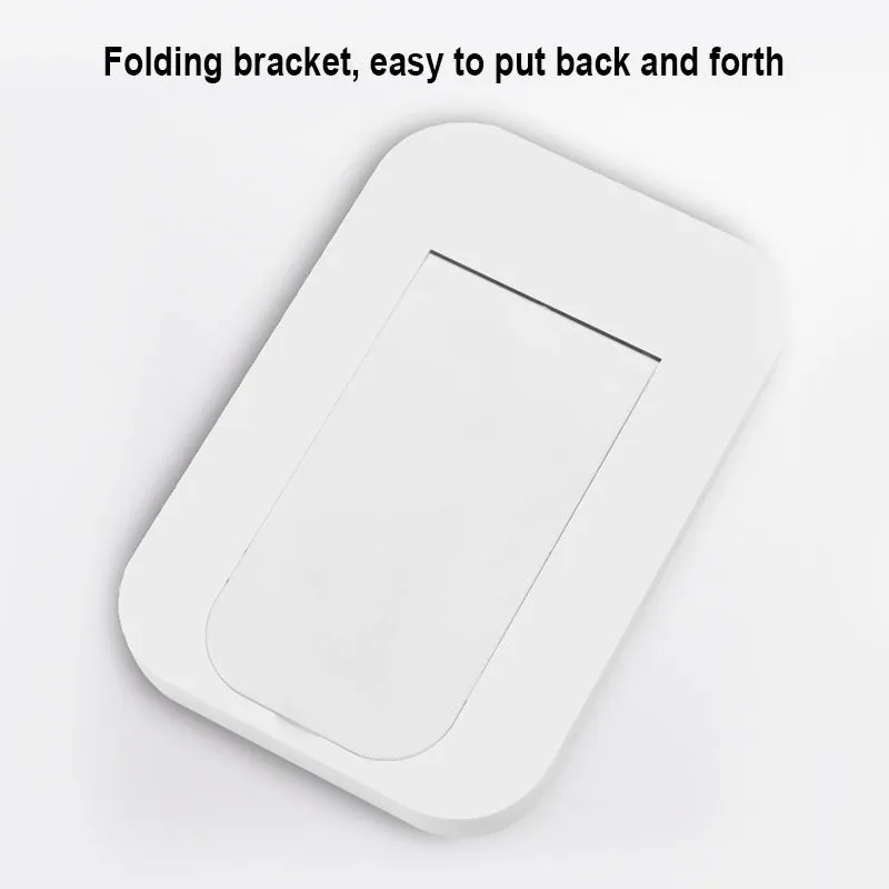 Portable Rechargeable LED Makeup Mirror w/ Adjustable 3 Colors Light Touch-Sensitive USB Charging