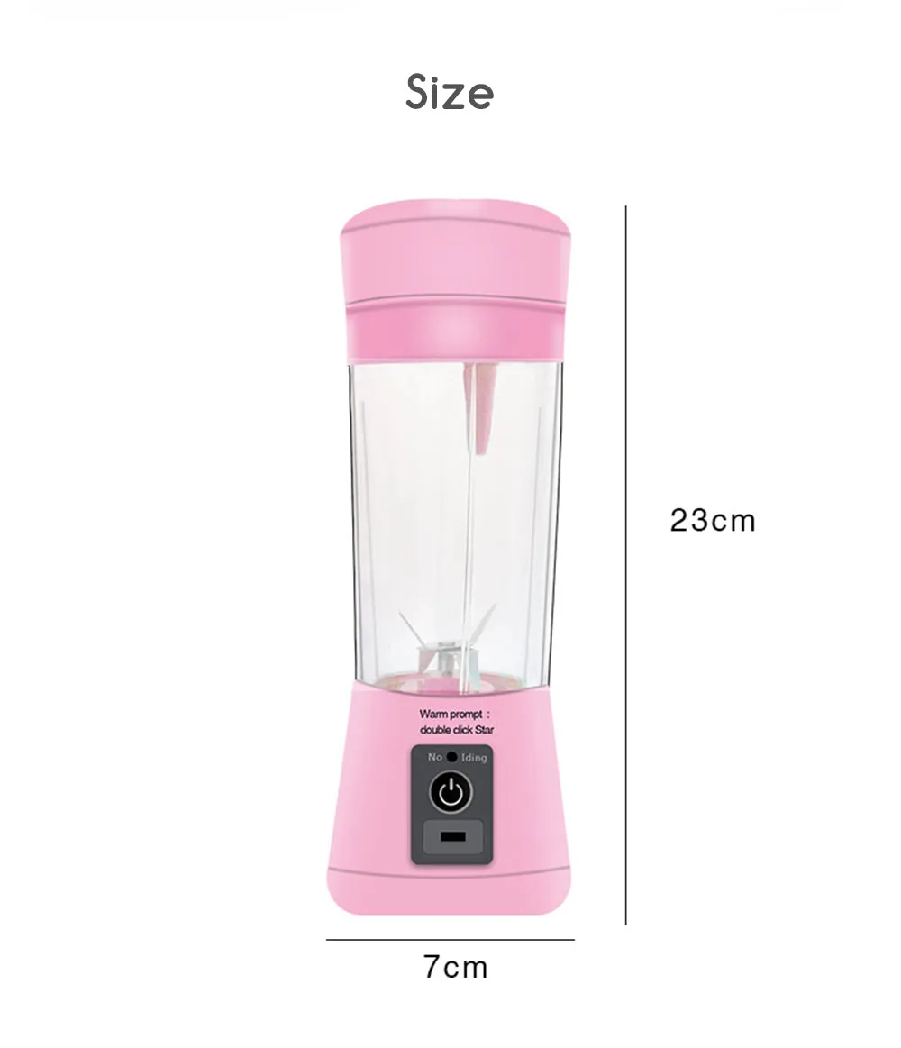 Portable USB Electric Blender Juicer