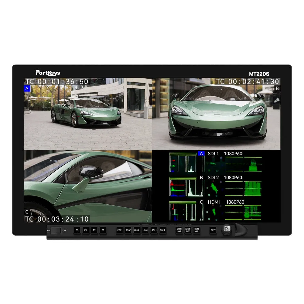 Portkeys MT22DS 21.5" Production Monitor with 3D LUT Support