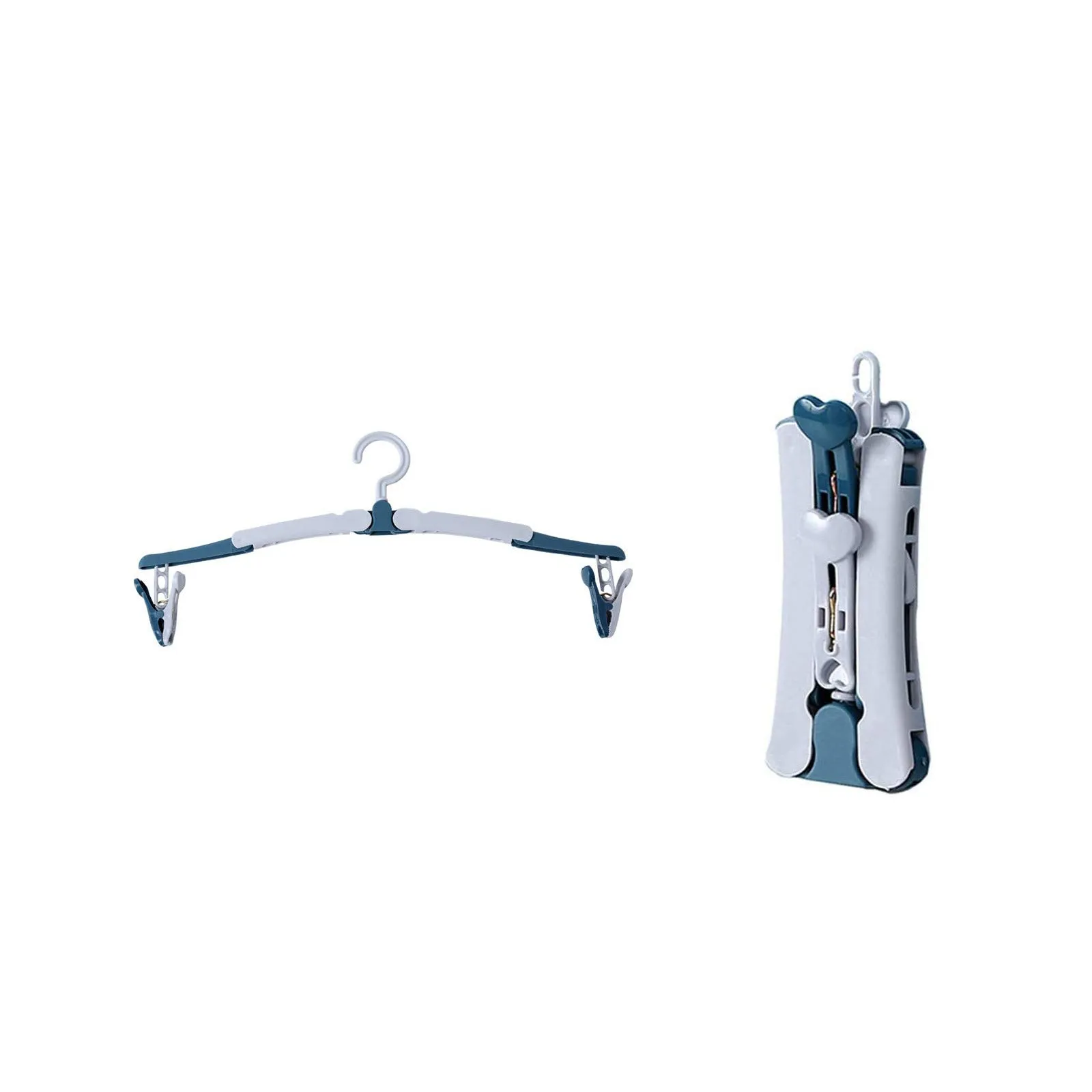 Premium Foldable Travel Hanger Non-slip Portable Clothes Towel Multifunction Closet Creative Organizer