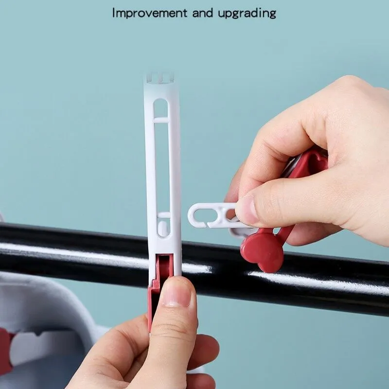 Premium Foldable Travel Hanger Non-slip Portable Clothes Towel Multifunction Closet Creative Organizer