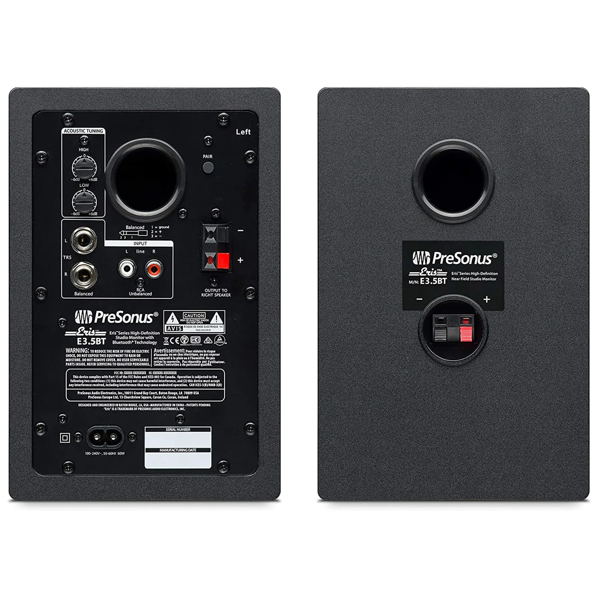PreSonus Eris 3.5 BT 3.5" Powered Studio Monitors with Bluetooth