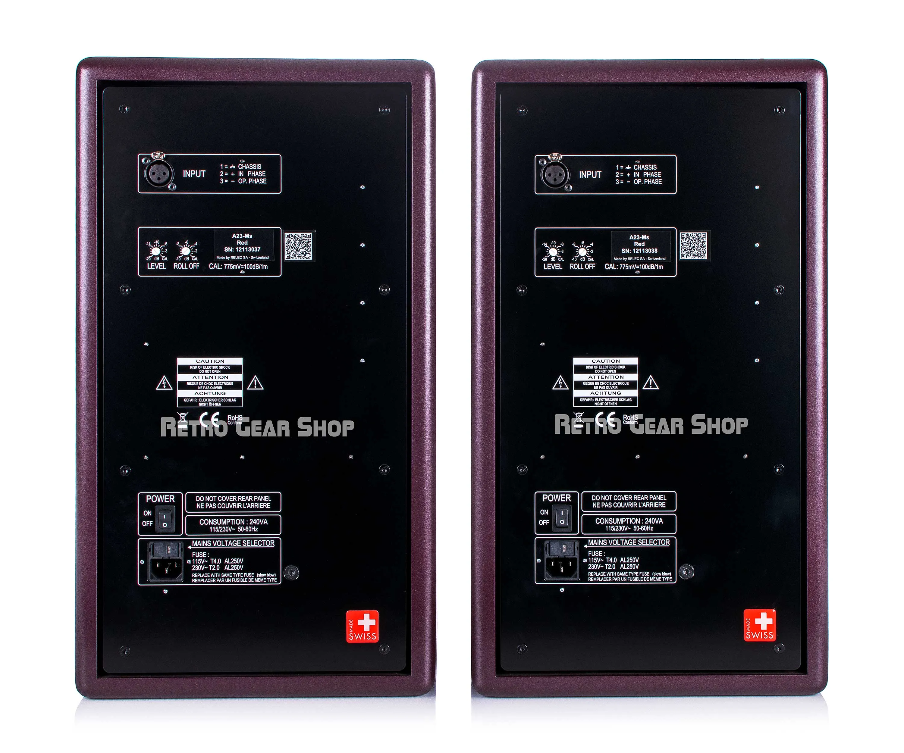 PSI Audio A23-M Monitors Stereo Pair