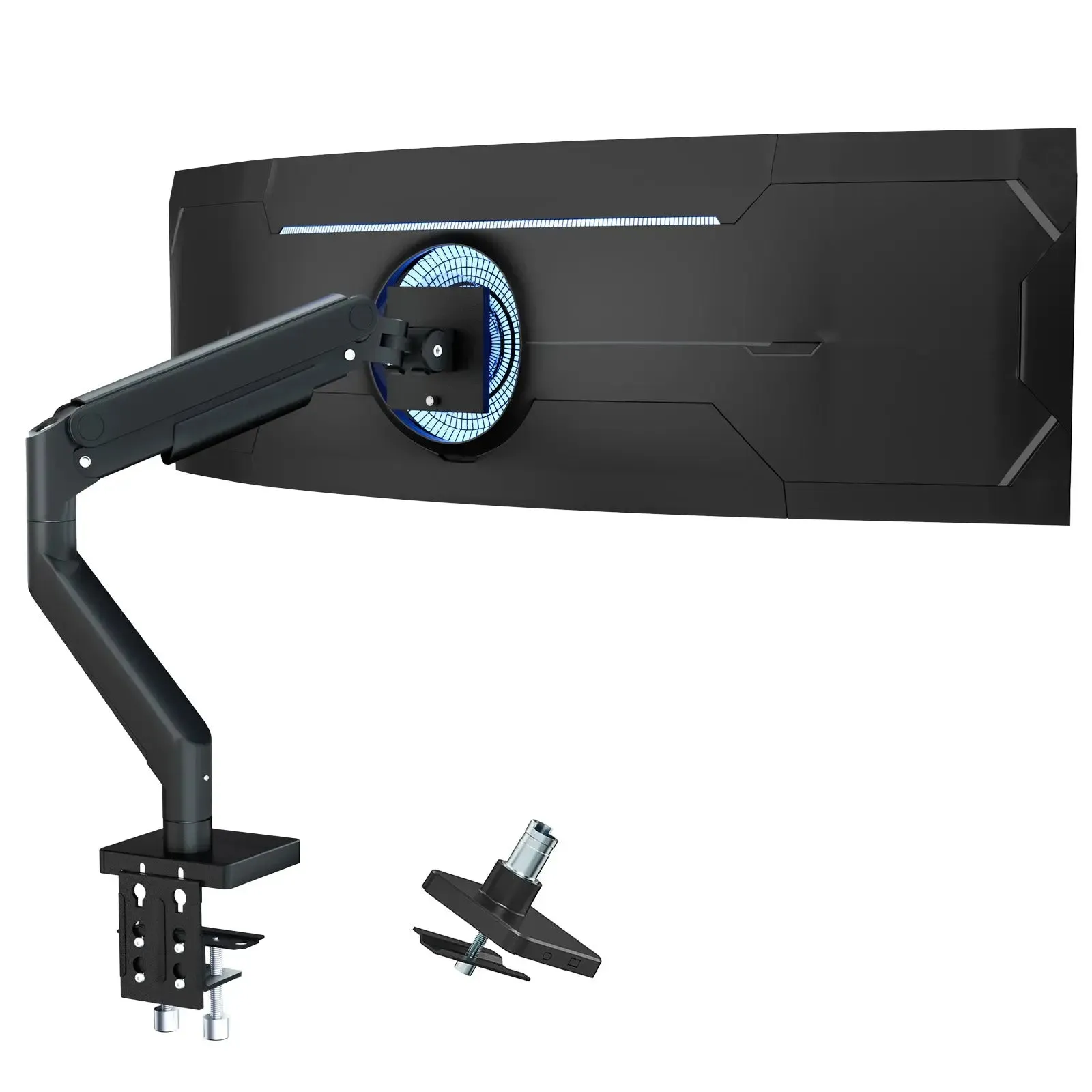 PUTORSEN Premium Ultrawide Single Monitor Arm, for Most 17-49 inch Screens Holds up to 44lbs