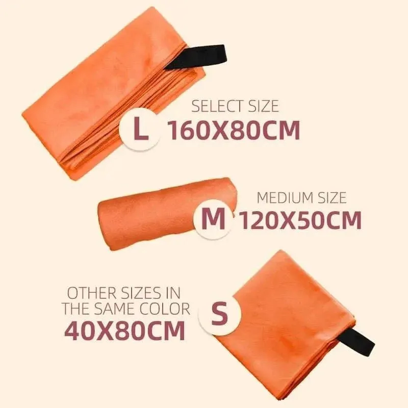 Quick Dry Towel 152x76CM Microfiber Towel Travel & Sports &Beach Towel for Running Swimming Backpacking Gym Beach Yoga Golf
