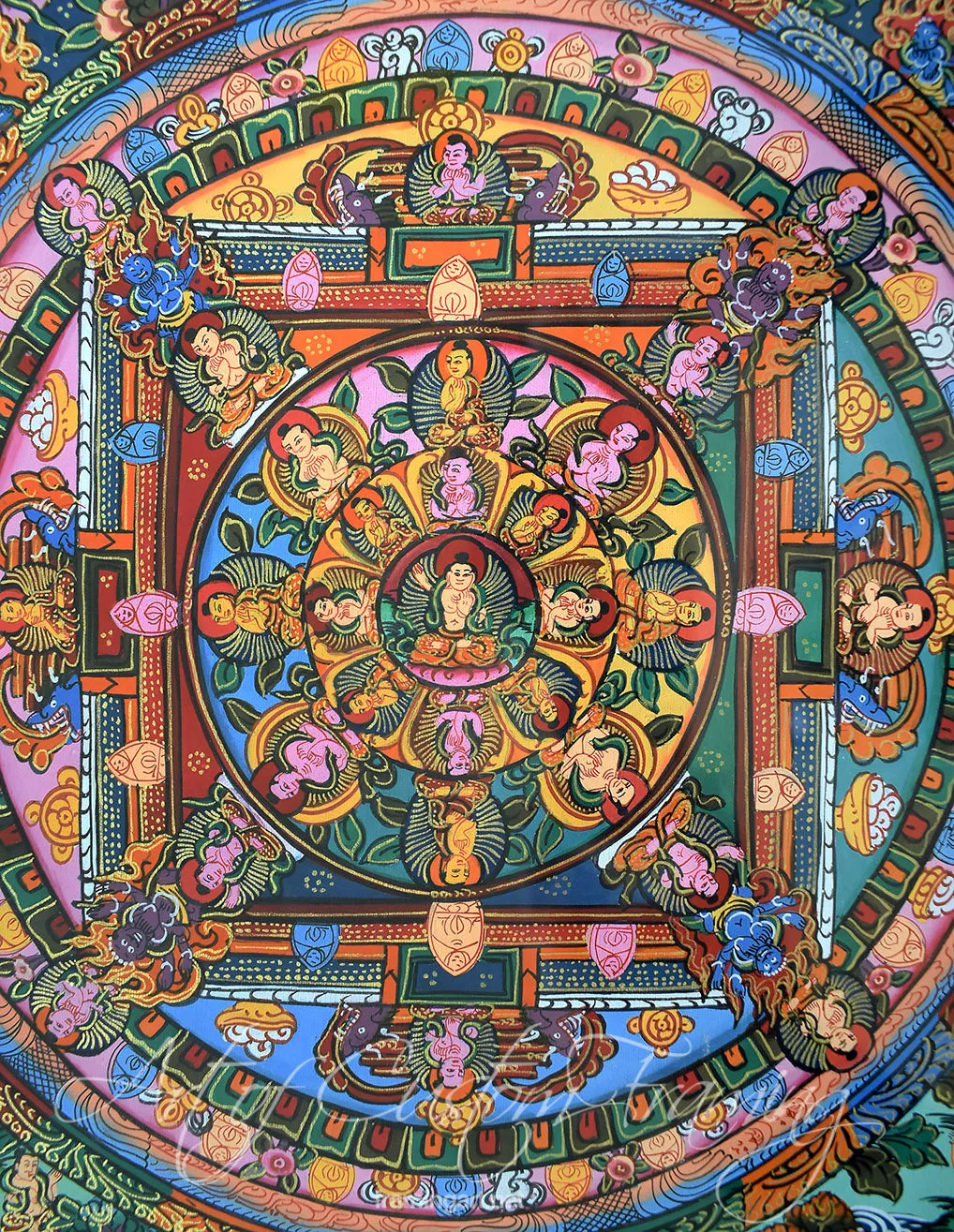 "A Mandala" By Unknown Artist