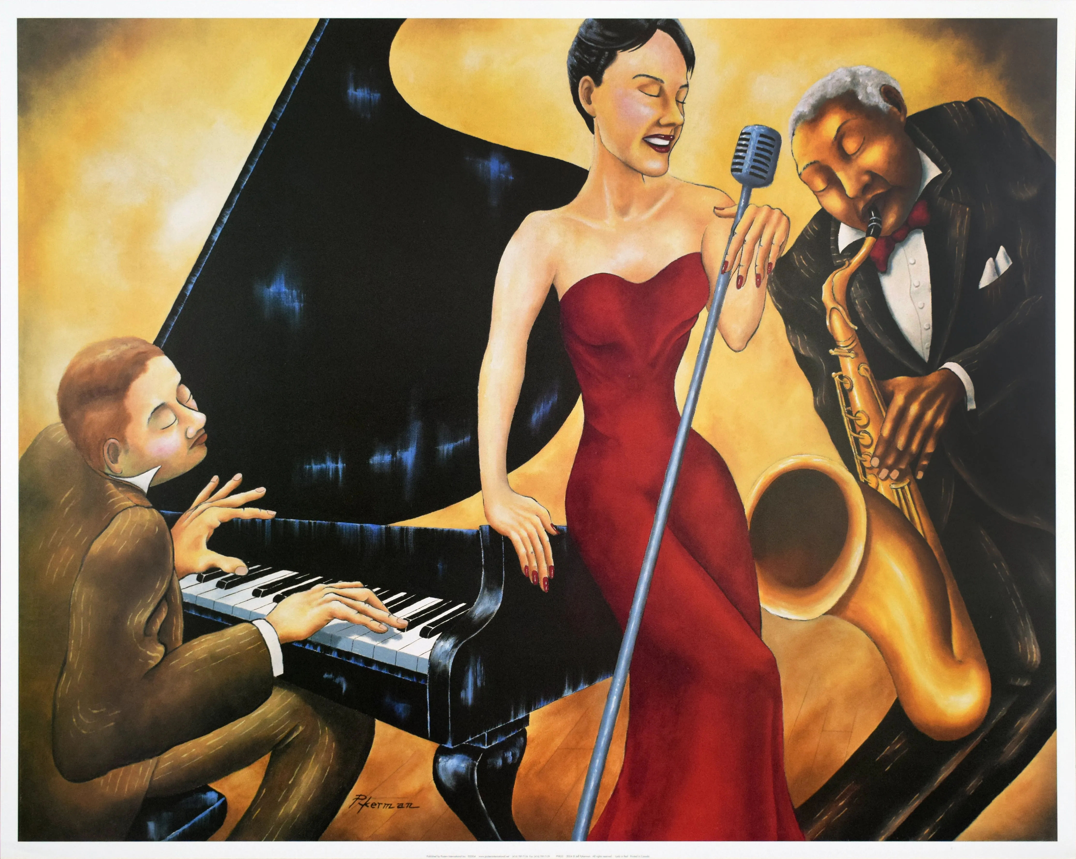"Lady in Red" by Jeff Pykerman