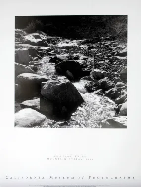 "Mountain Stream-1965" by Ansel Adams