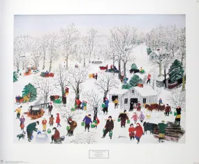 "Sugaring Off" by Grandma Moses