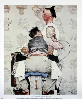"The Tattooist" by Norman Rockwell "The Tattooist" by Norman Rockwell
