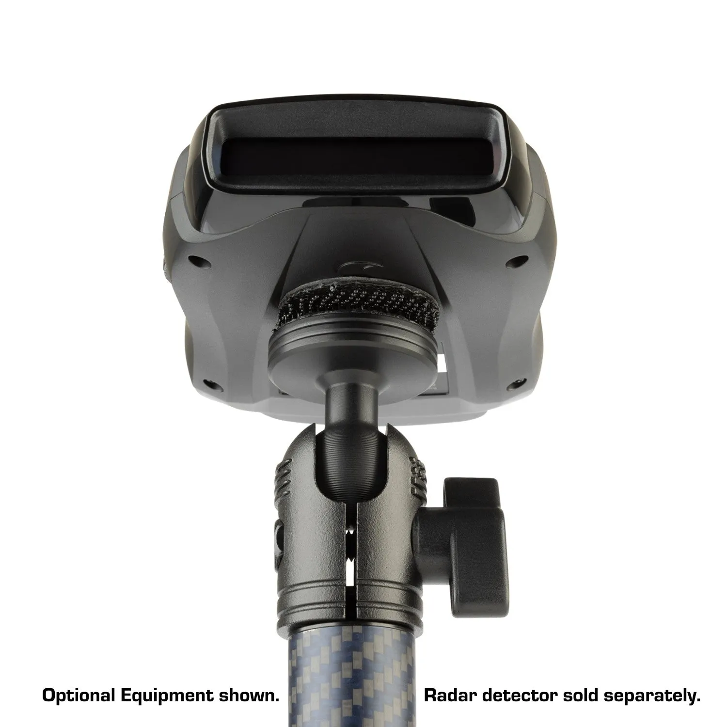 Radar Detector Mount with 20mm Ball   Interlocking Fastener System