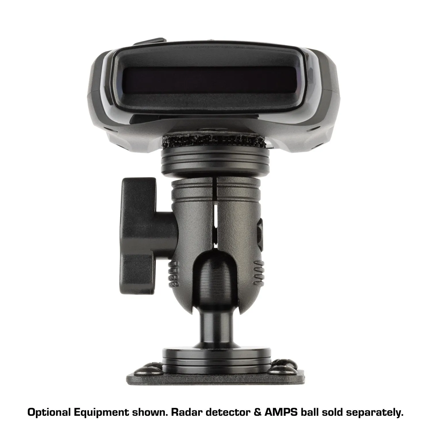 Radar Detector Mount with 20mm Connector Nubby Edition   Interlocking Fastener System