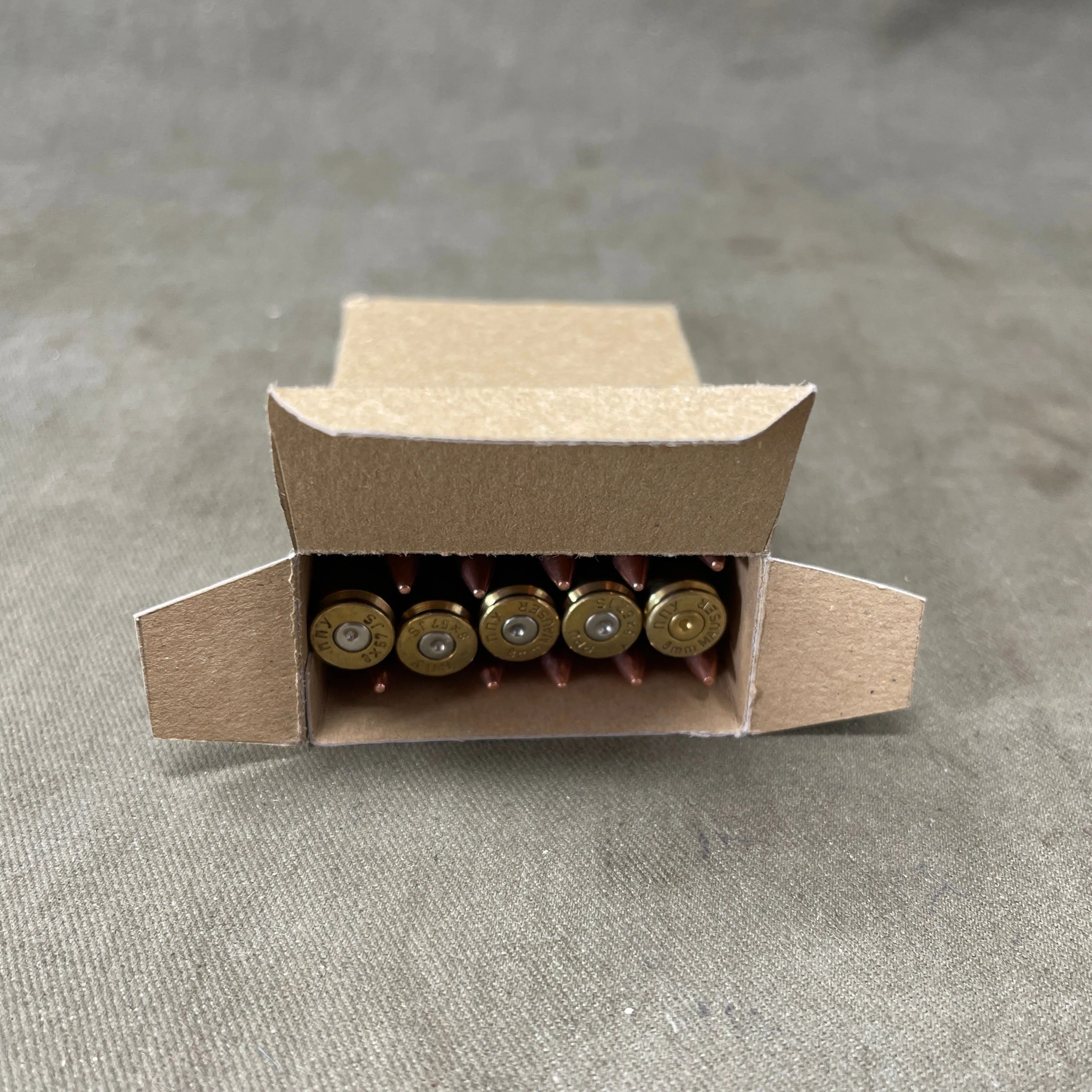 Reproduction 15 x Mauser 7.92x57mm INERT Ammunition Box