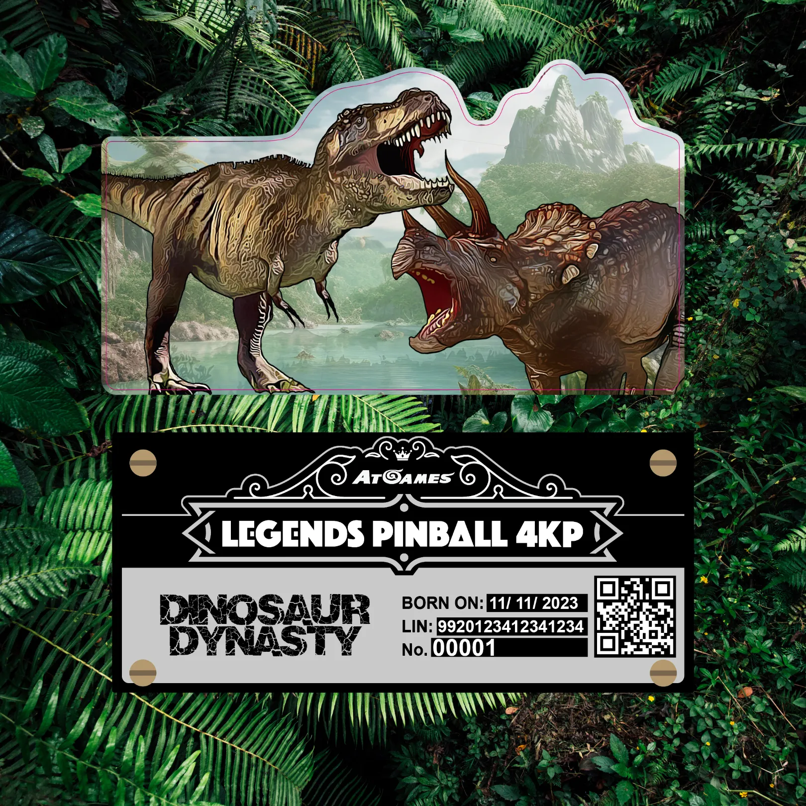 Reservation Purchase - Your Legends Pinball 4KP Dinosaur Dynasty (Standard Edition) ($1199.99) is ready for ordering!
