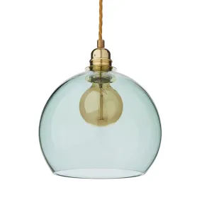 Ribe Pendant Lamp [Light green/Brass]