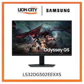Samsung LS32DG502EEXXS 32" Odyssey G5 G50D QHD 180Hz Gaming Monitor Samsung LS32DG502EEXXS 32" Odyssey G5 G50D QHD 180Hz Gaming Monitor