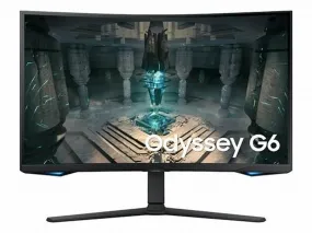 Samsung Odyssey G6 32-Inch Curved Qhd 240Hz 1Ms Smart Gaming Monitor With Speakers H