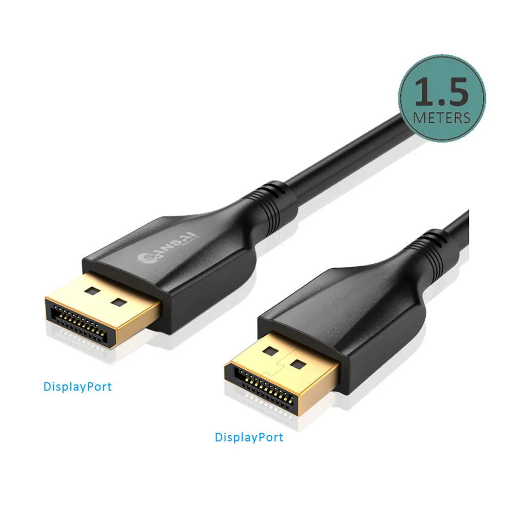 Sansai Displayport 1.5m 4k Male To Male Monitor Display Cable