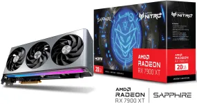 SAPPhIRE NITRO  Vapor-X AMD Radeon™ RX 7900 XT 20GB GDDR6 RX7900XT-NITRO 20GD6OC