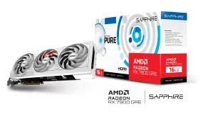 SAPPhIRE PURE AMD Radeon™ RX 7900 GRE 16GB GDDR6 RX7900GRE-PURE-16GD6OC