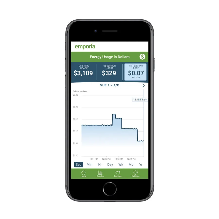 SaveOnEnergy Emporia Vue: Utility Connect Energy Monitor