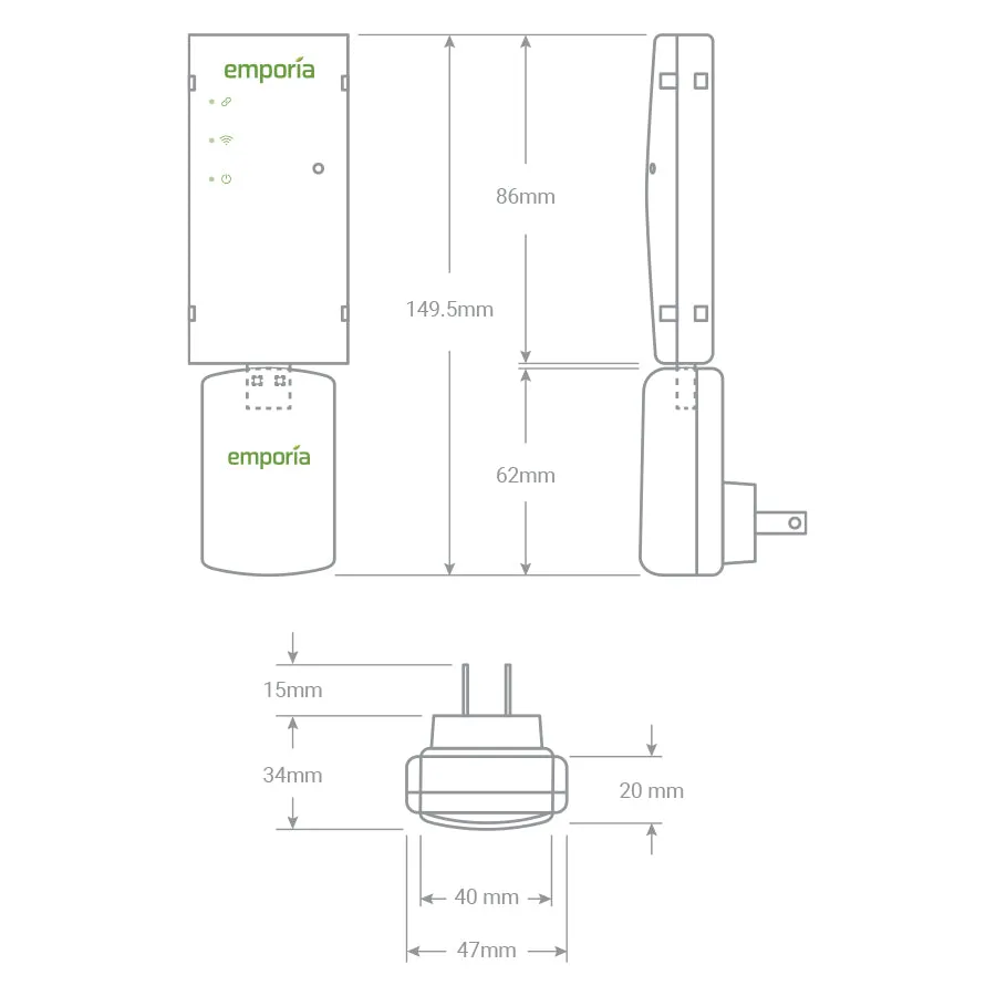 SaveOnEnergy Emporia Vue: Utility Connect Energy Monitor