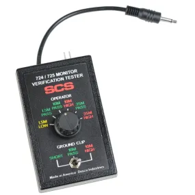 SCS 770065 Verification Tester for 724 and 725 Monitors