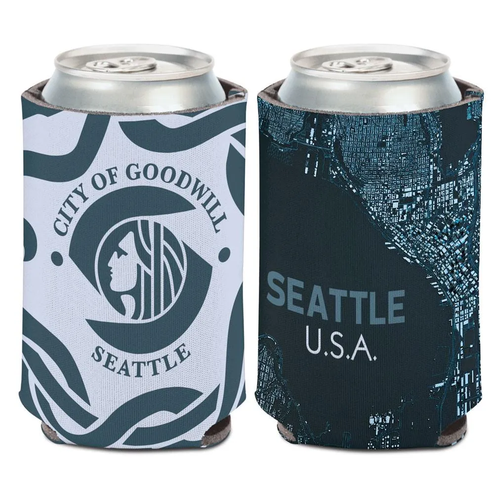 Seattle Washington "City of Goodwill" WinCraft Neoprene Drink Can Cooler