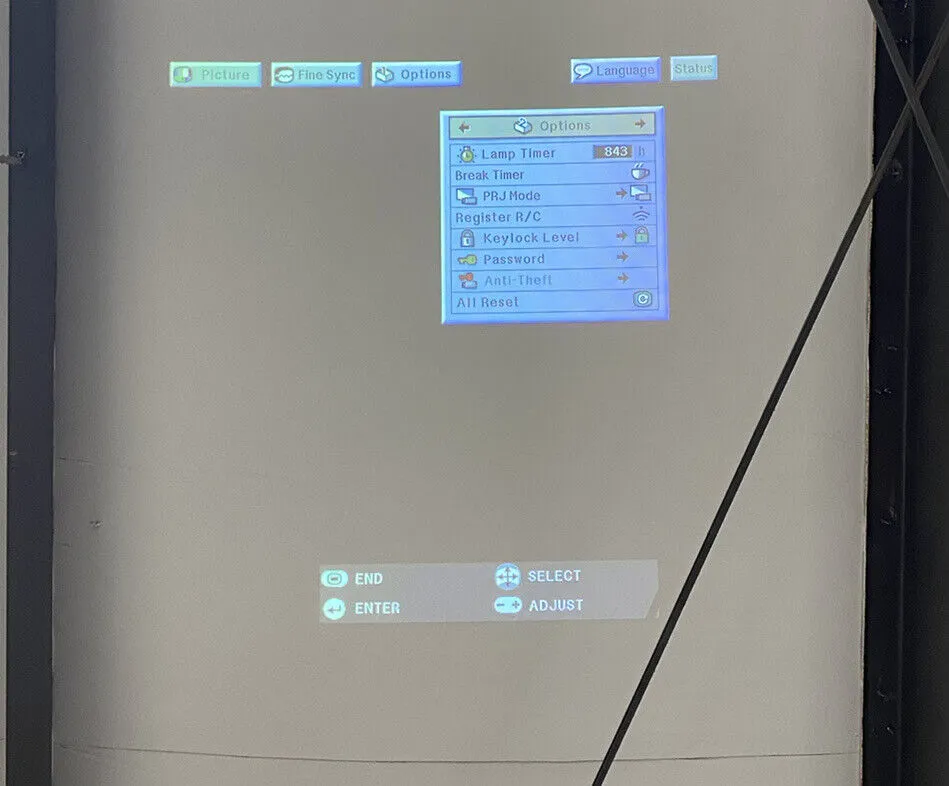 Sharp PG-M25X Notevision DLP Portable XGA Projector 1900 Lumens No Remote