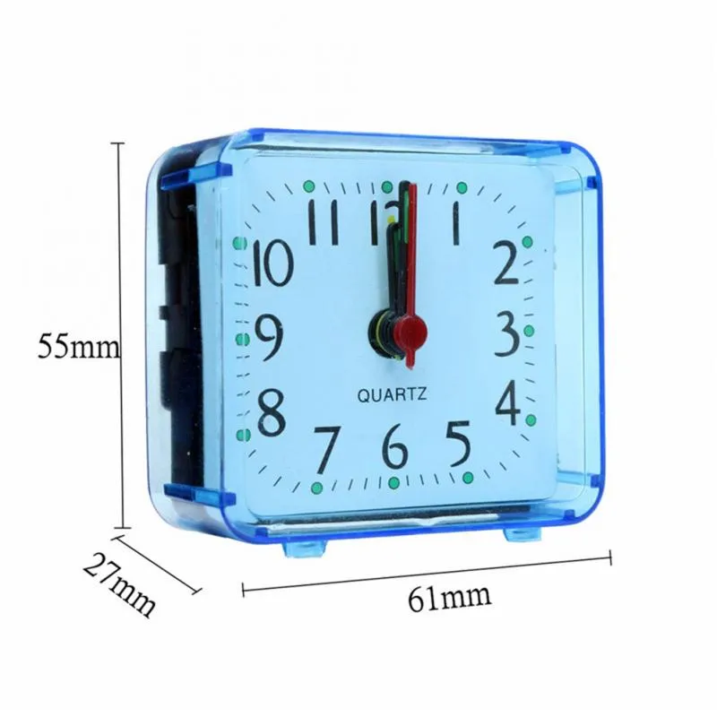 Square Small Bed Compact Travel Quartz Beep Clock Fashion Rabbit Bedside Lamp Green Batteries Alarm Multi-function Kitchen Cheap