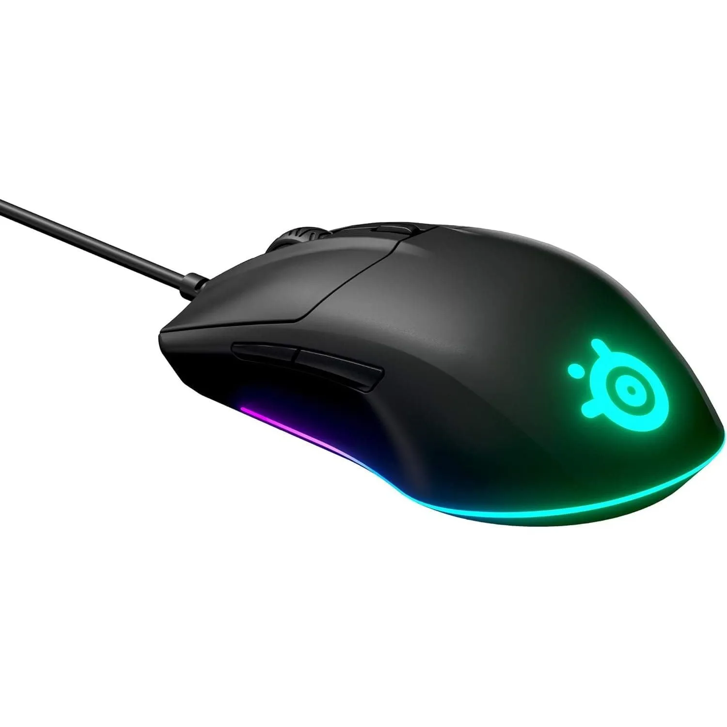 SteelSeries Rival 3 - Gaming Mouse - 8,500 CPI TrueMove Core Optical Sensor - 6 Programmable Buttons - Split Trigger Buttons - Black