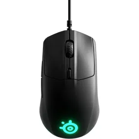 SteelSeries Rival 3 - Gaming Mouse - 8,500 CPI TrueMove Core Optical Sensor - 6 Programmable Buttons - Split Trigger Buttons - Black