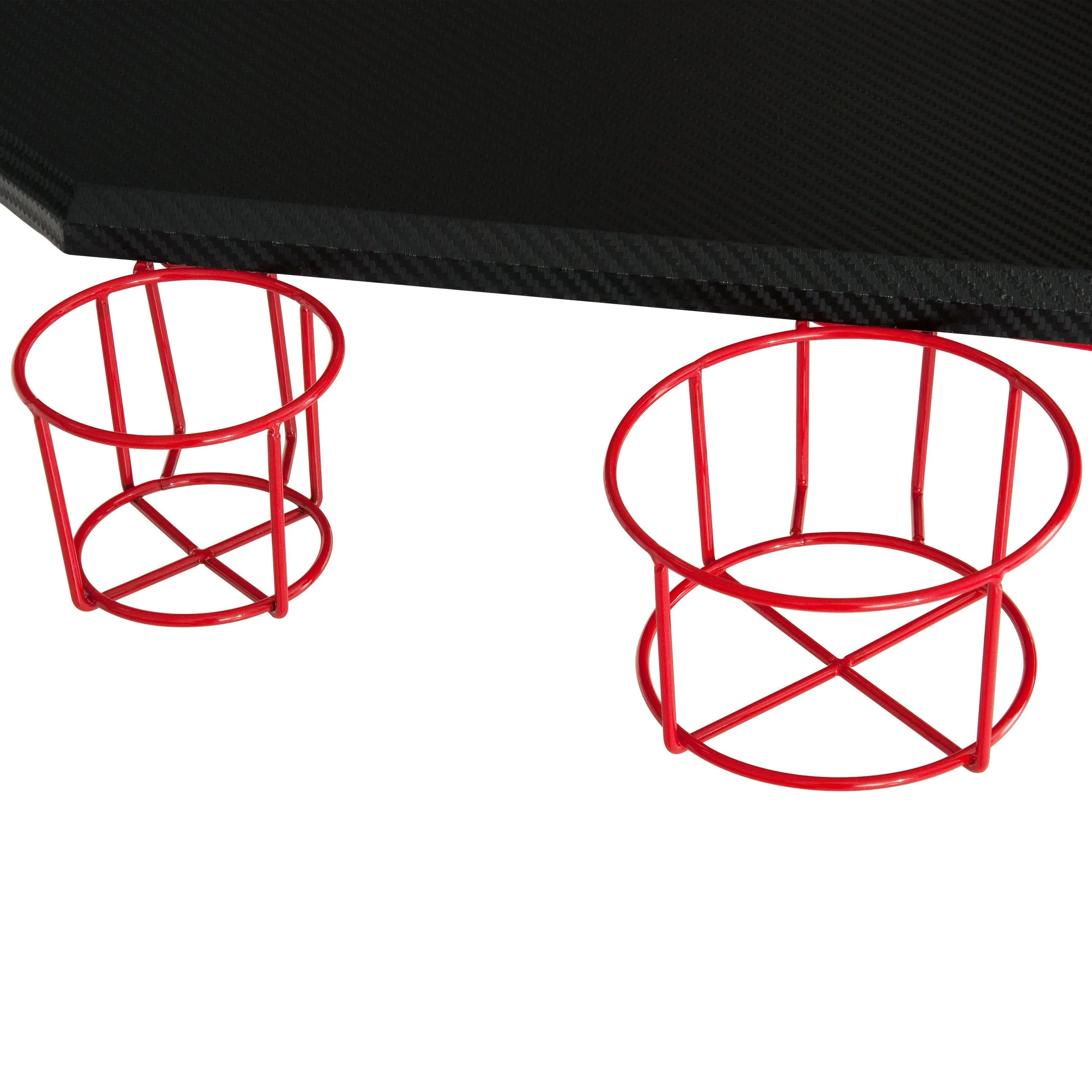 Techni Sport Red Stryker Gaming Desk, Red