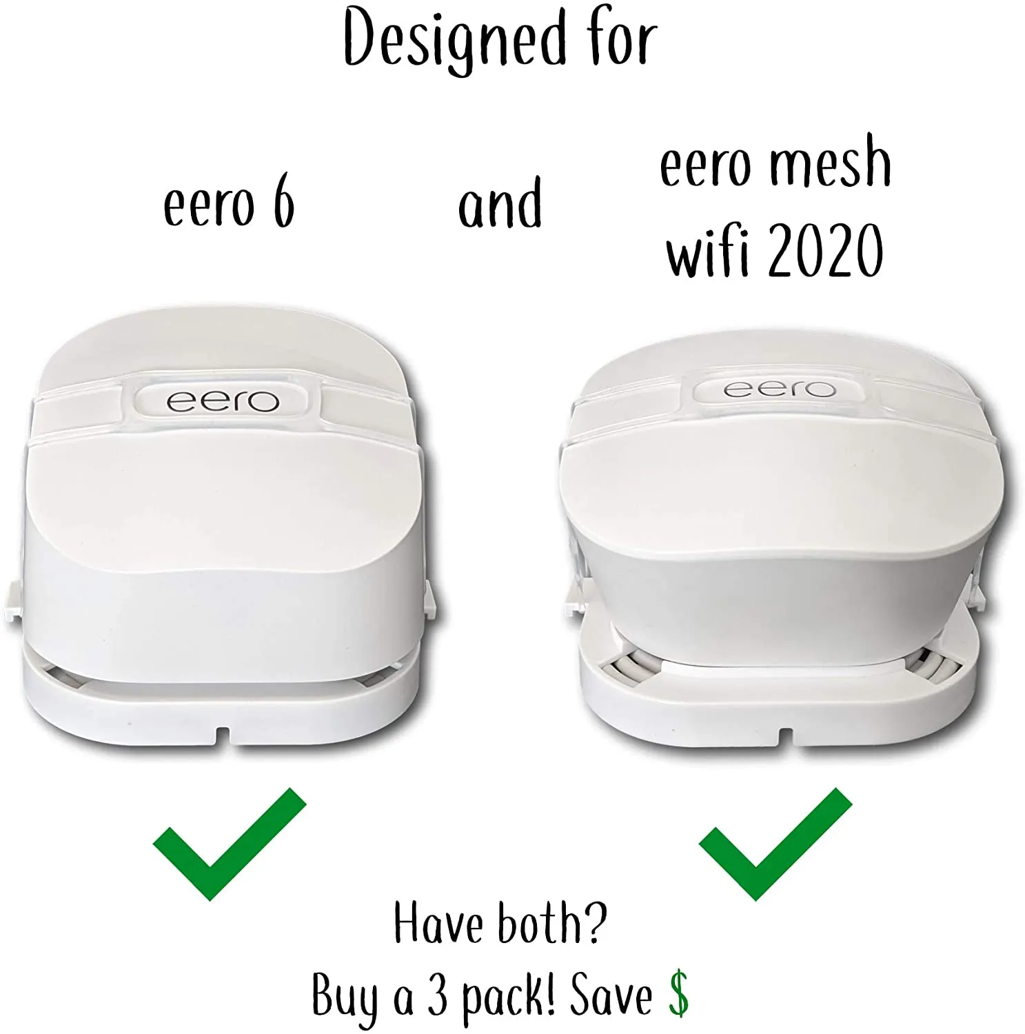 The Easy Outlet Mount For New eero 6 , eero 6 and 2020 Mesh Wifi