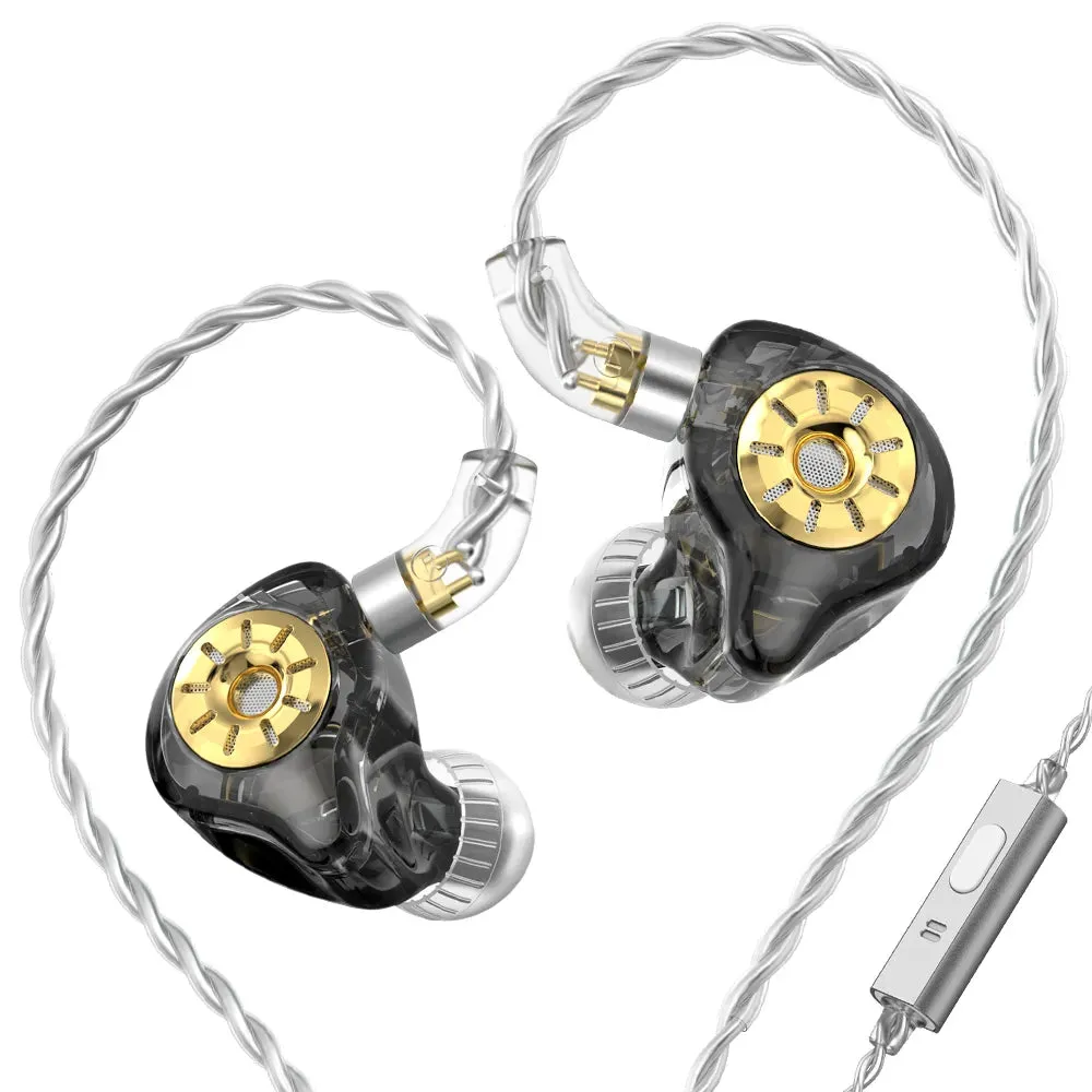TRN ST1 PRO In-Ear Monitors 1DD   1BA Hybrid Driver Wired Earphone