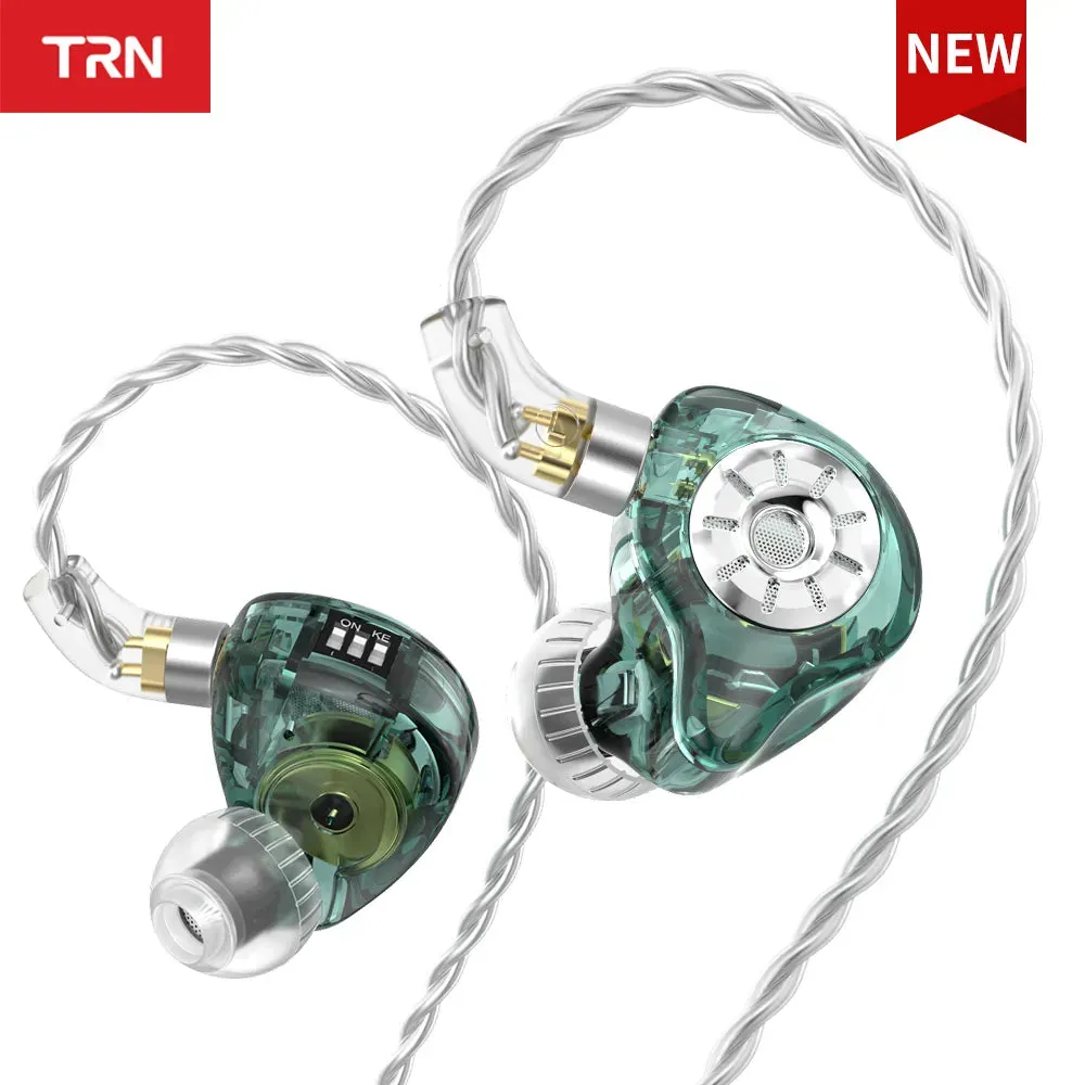 TRN ST1 PRO In-Ear Monitors 1DD   1BA Hybrid Driver Wired Earphone
