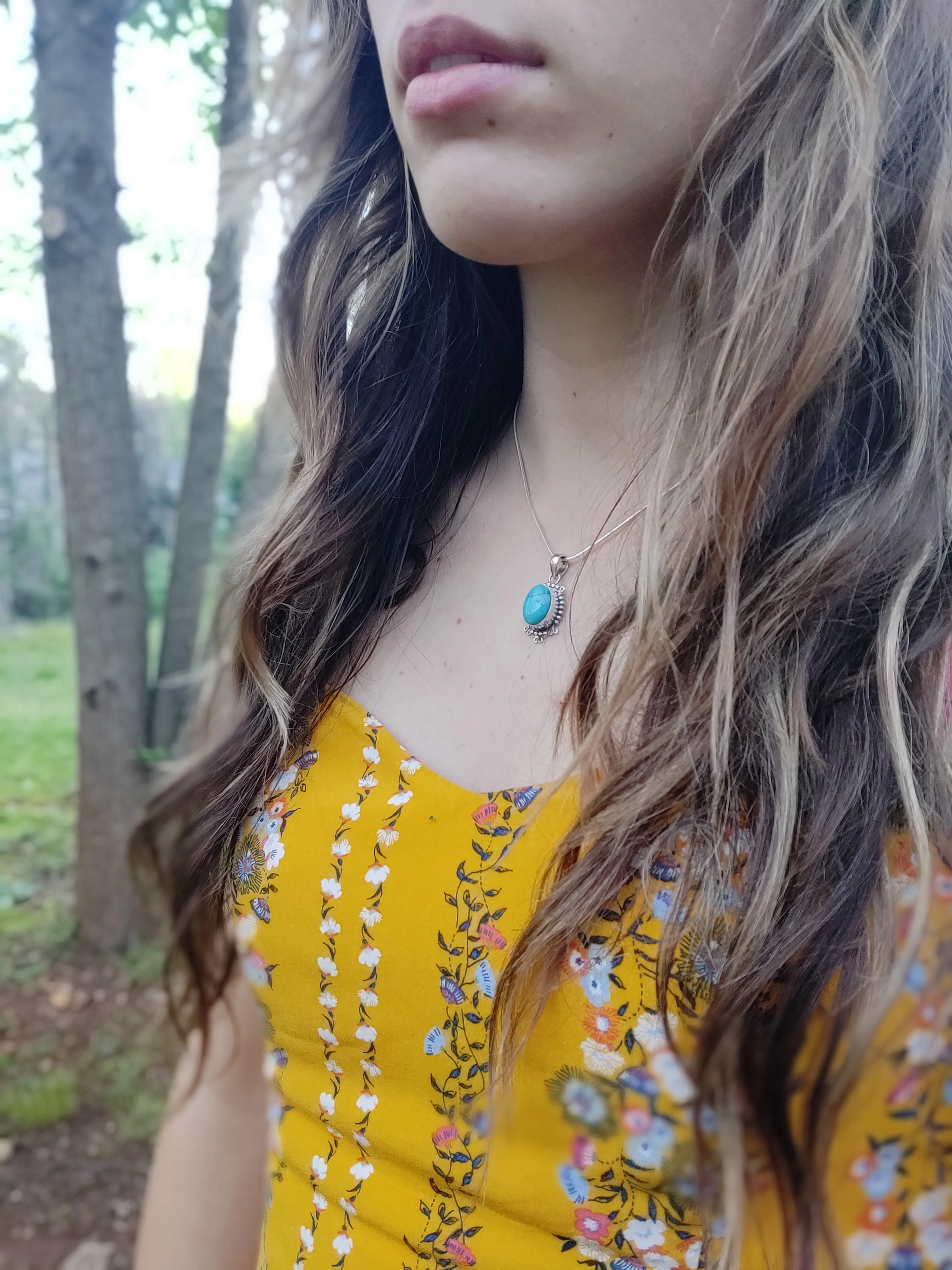 Turquoise Pendant #1