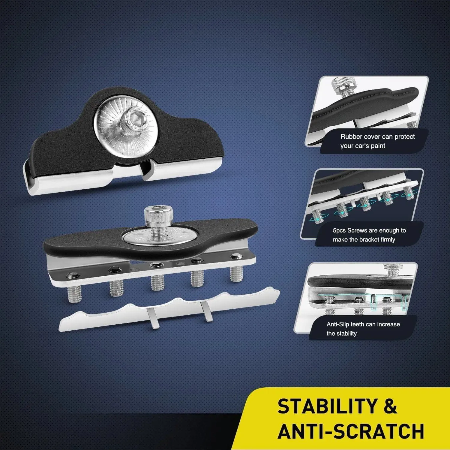 Universal Hood Clamp Holder Mount Bracket (Pair)
