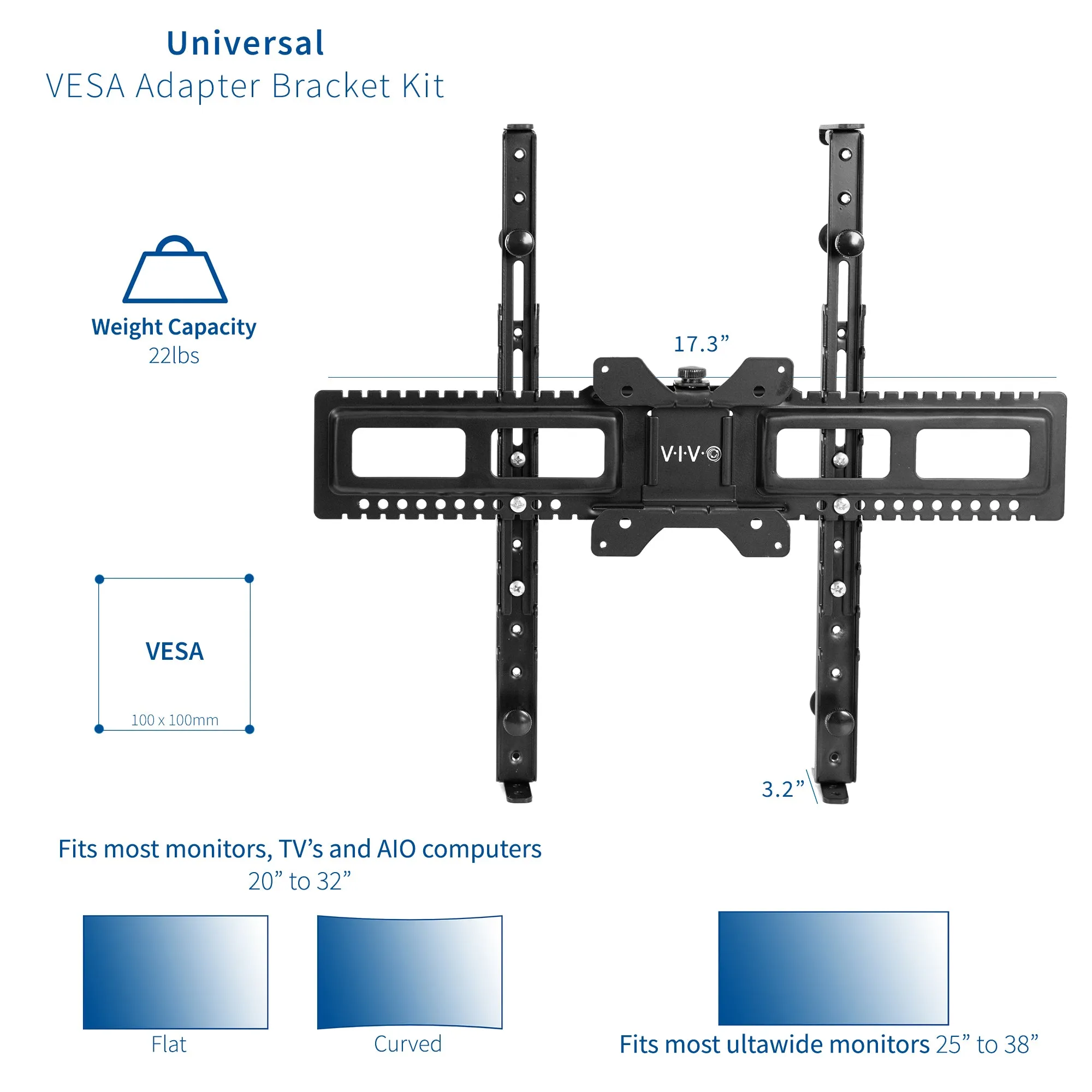 Universal VESA Adapter Bracket Kit