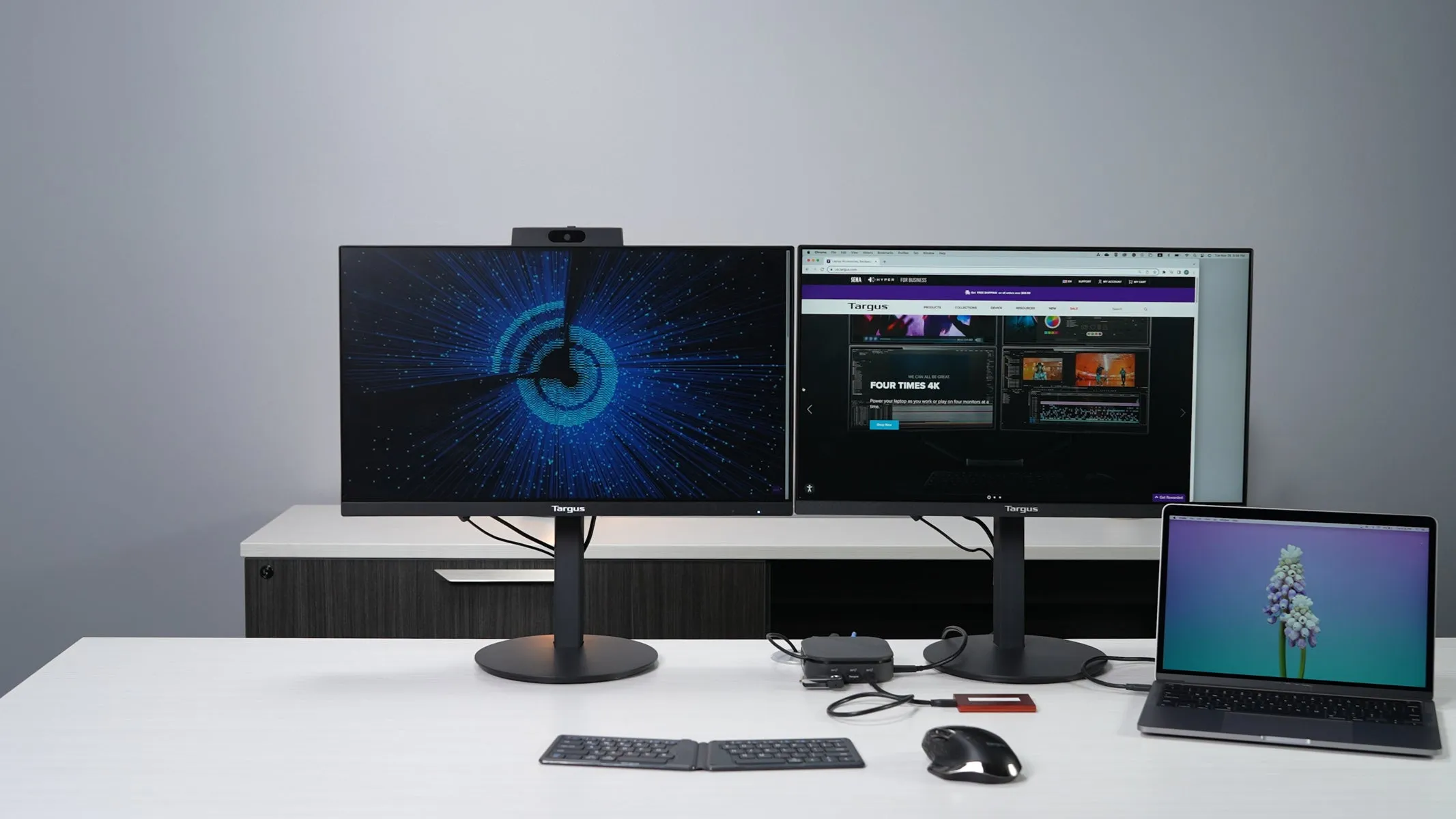 USB-C® Universal Dual HD Docking Station with 80W PD Pass-Thru