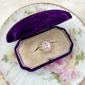 Vintage Ring Box - Purple