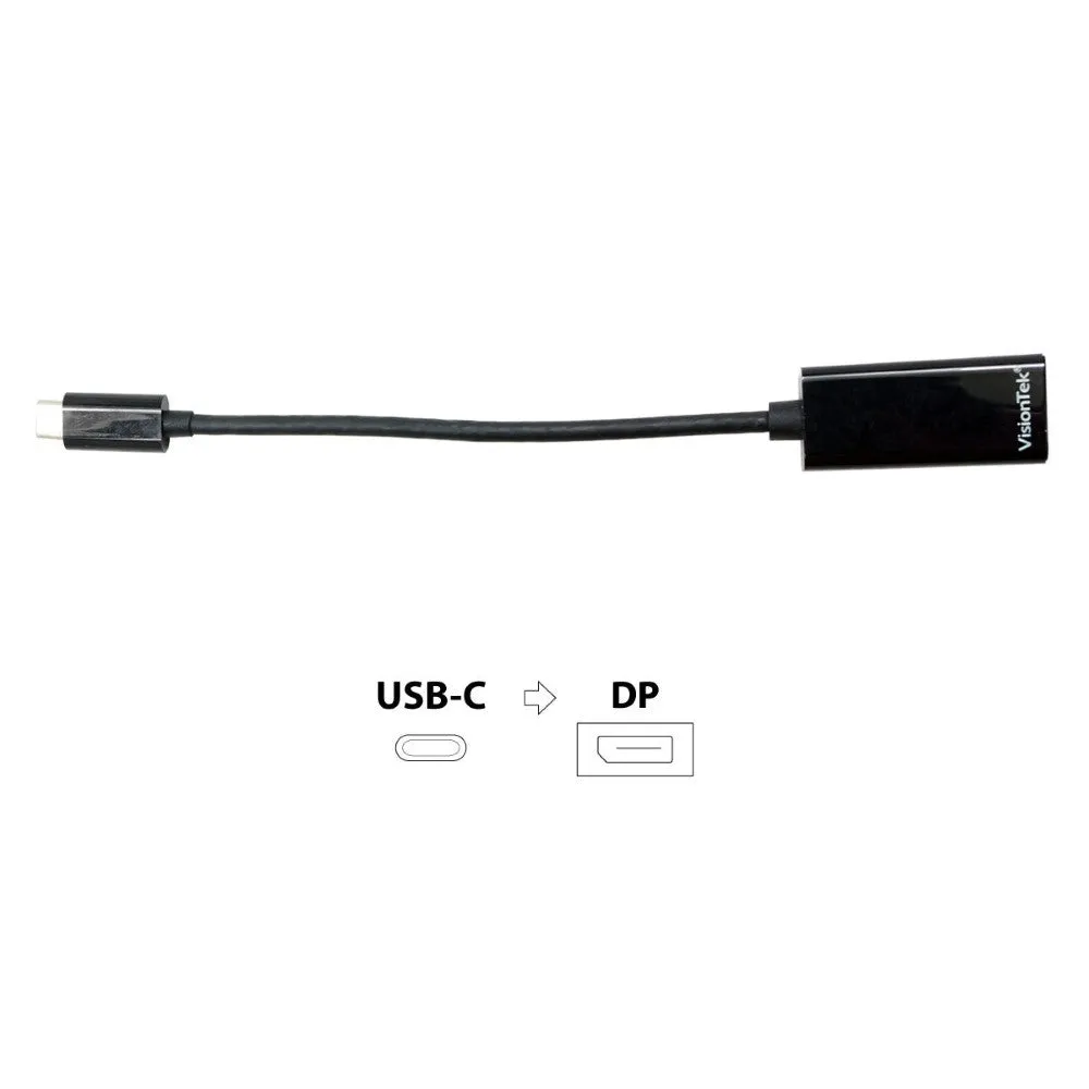 VisionTek USB 3.1 Type C to DisplayPort Adapter (M/F)