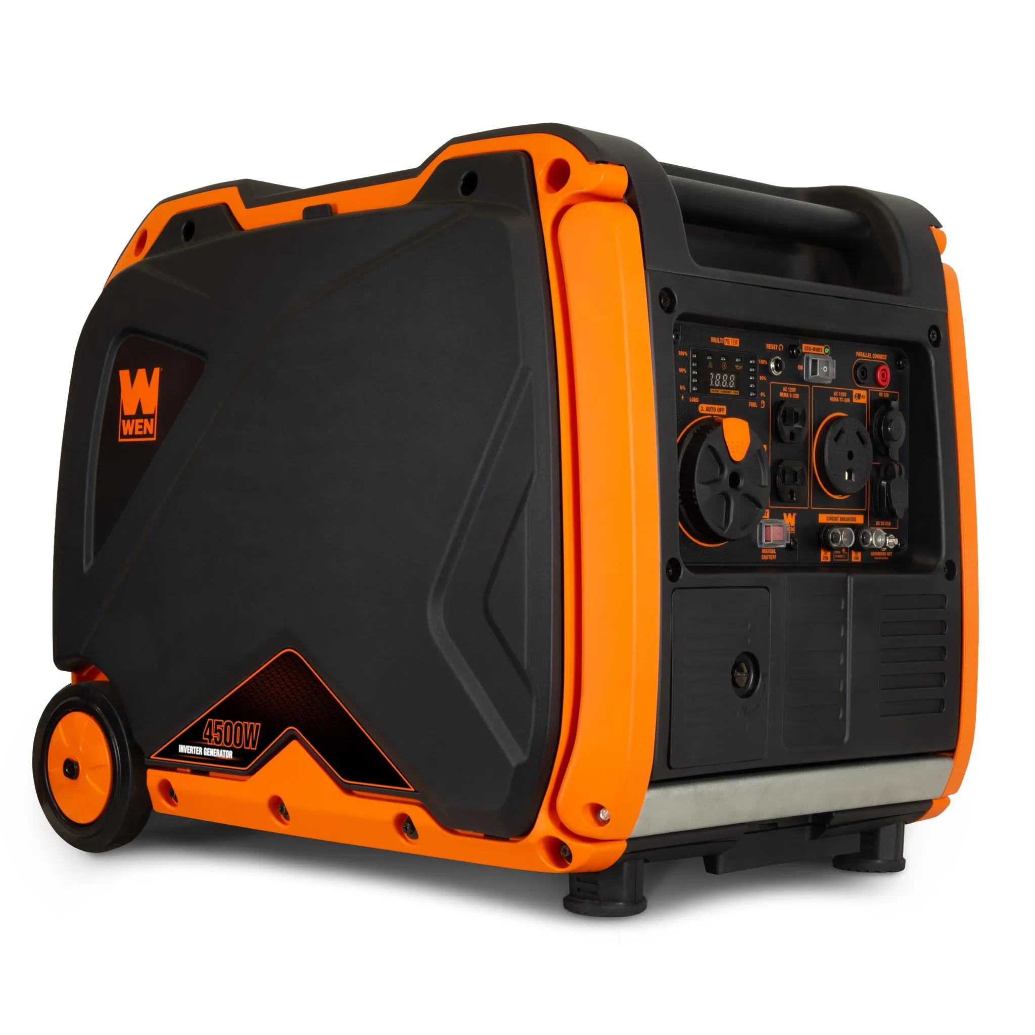 WEN 56455i Super Quiet 4500-Watt RV-Ready Portable Inverter Generator with Fuel Shut-Off and Electric Start