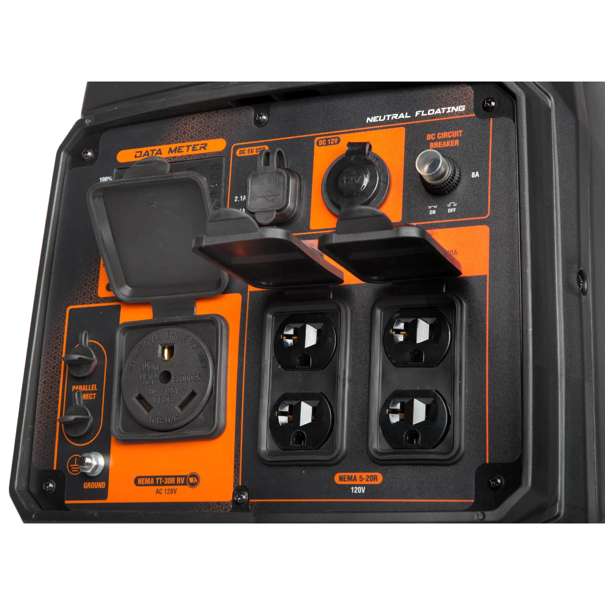 WEN 56477i Quiet and Lightweight 4800-Watt RV-Ready Portable Inverter Generator with Fuel Shut Off