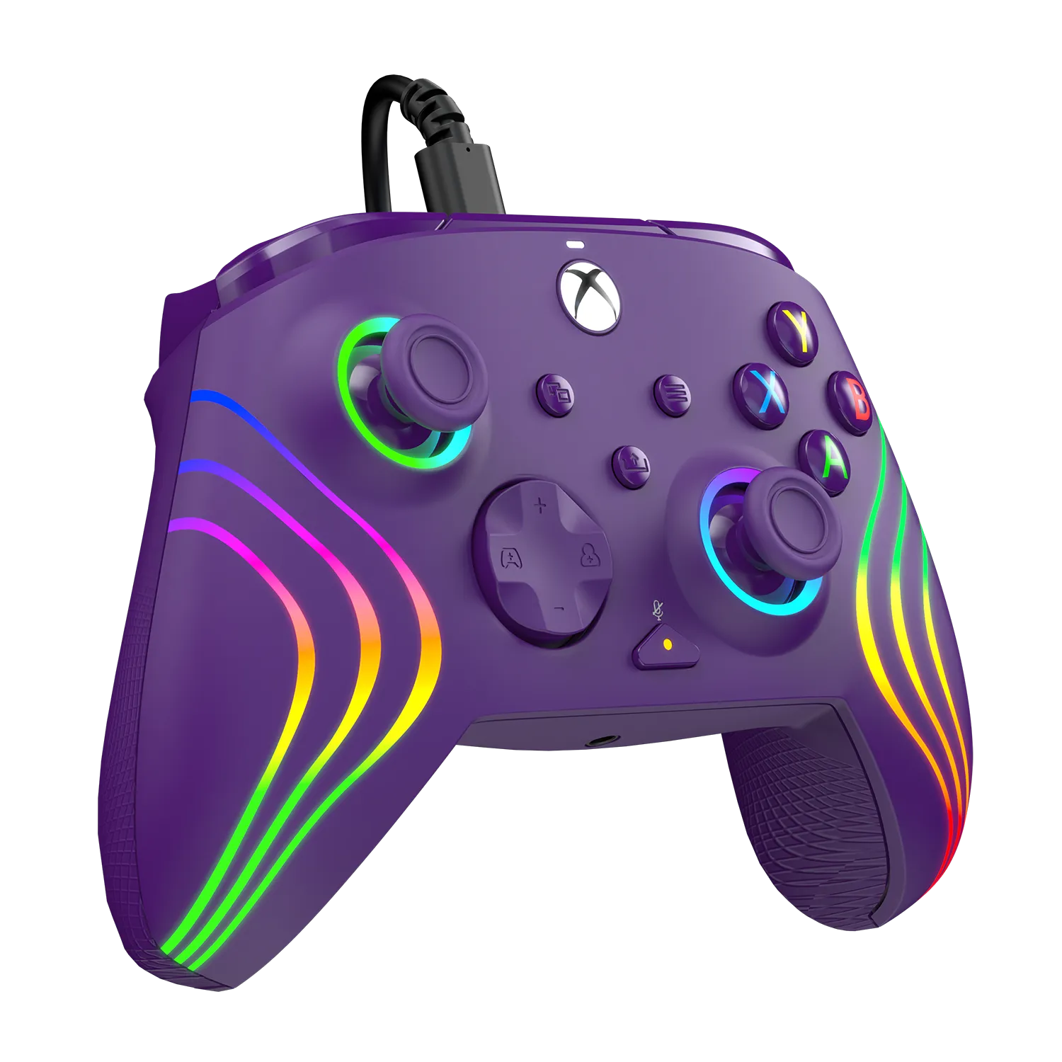 Xbox Series X|S & PC Purple Afterglow Wave Wired Controller