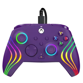 Xbox Series X|S & PC Purple Afterglow Wave Wired Controller