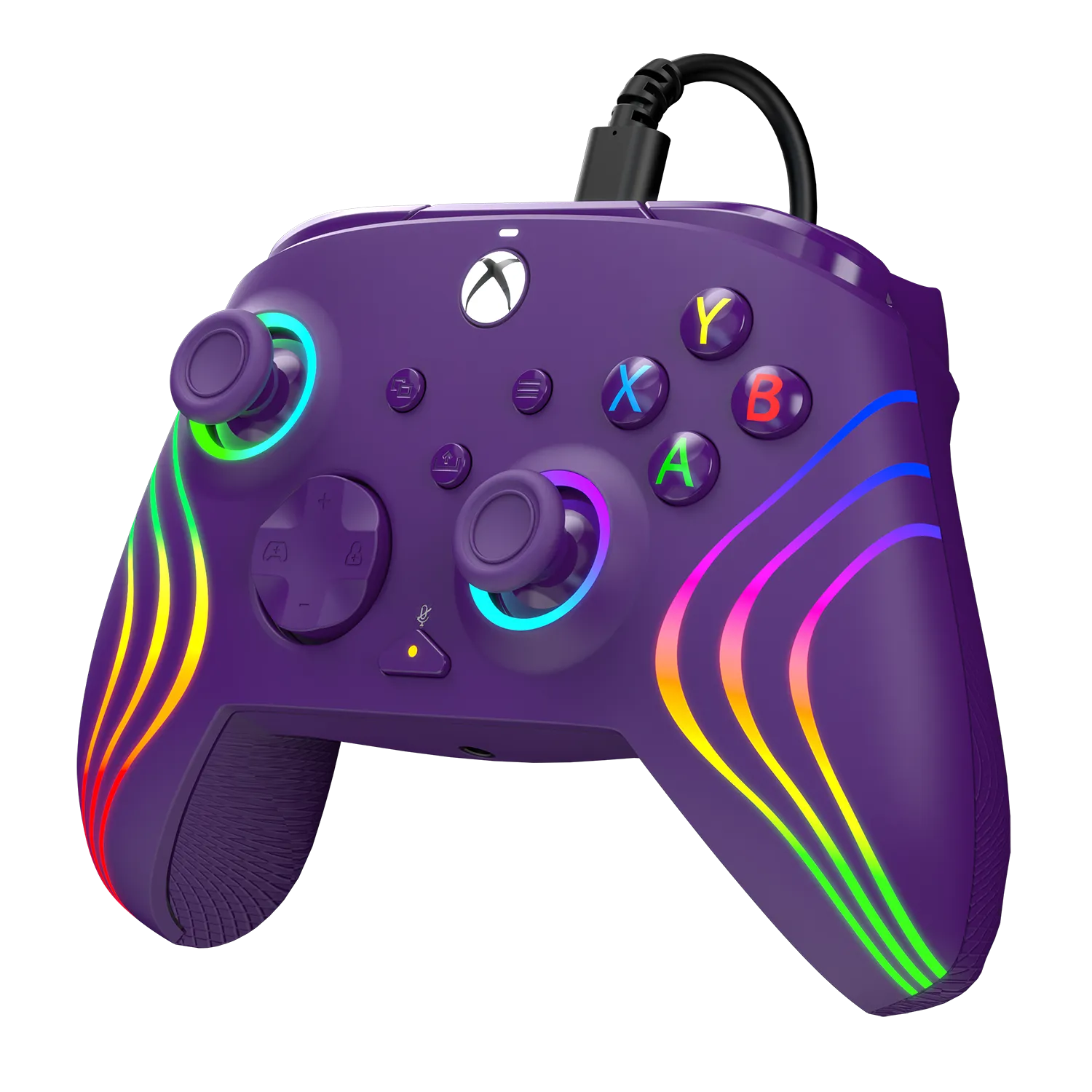 Xbox Series X|S & PC Purple Afterglow Wave Wired Controller