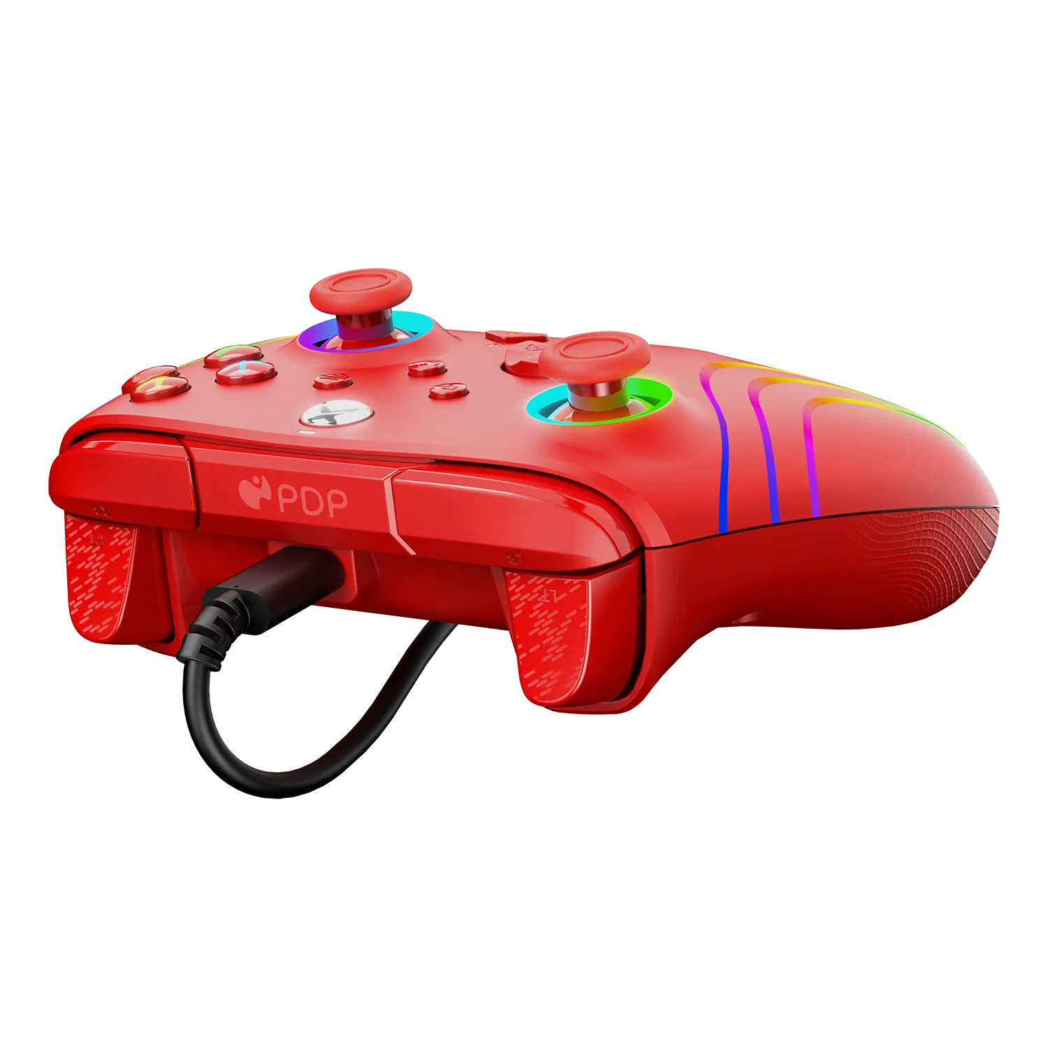 Xbox Series X|S & PC Red Afterglow Wave Wired Controller