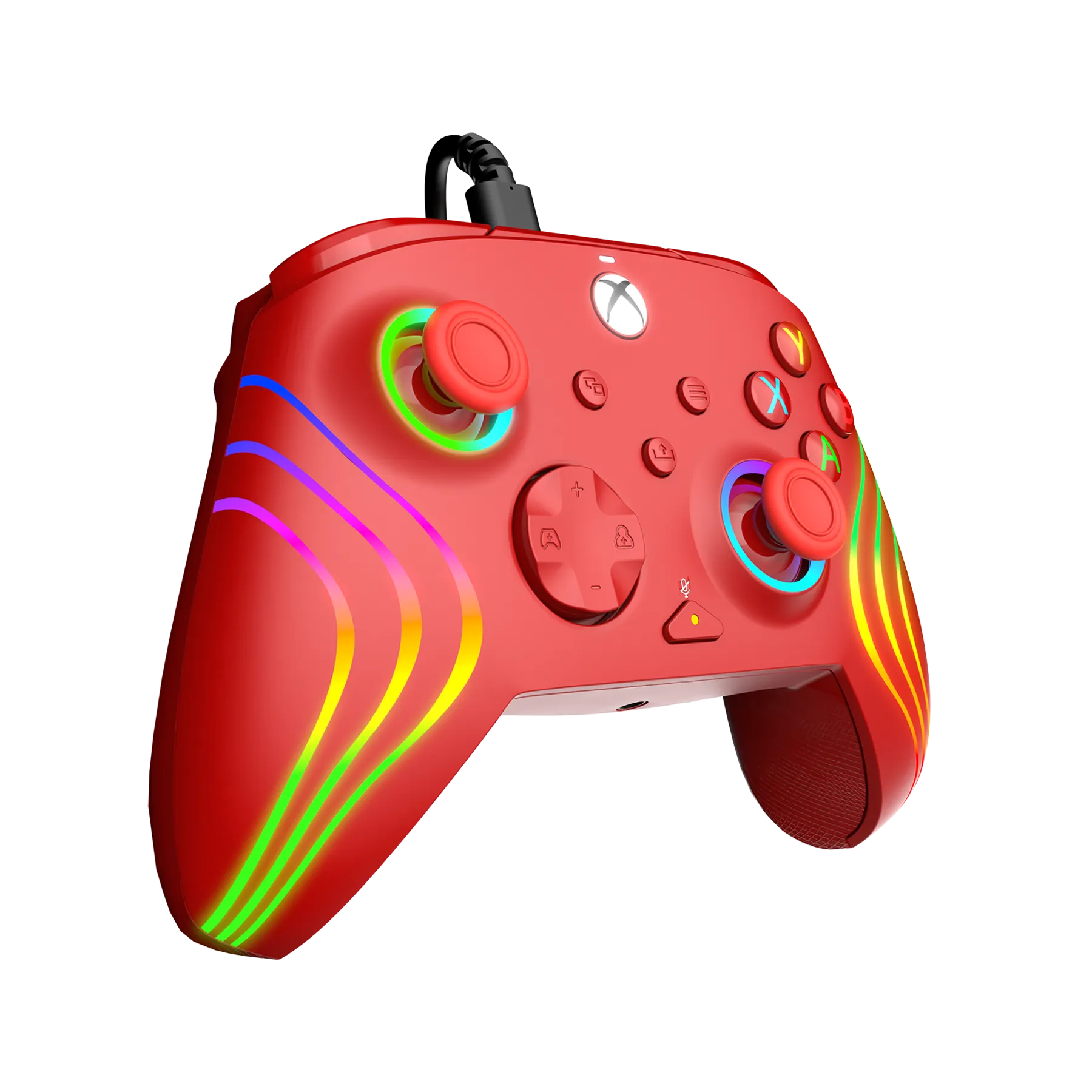 Xbox Series X|S & PC Red Afterglow Wave Wired Controller